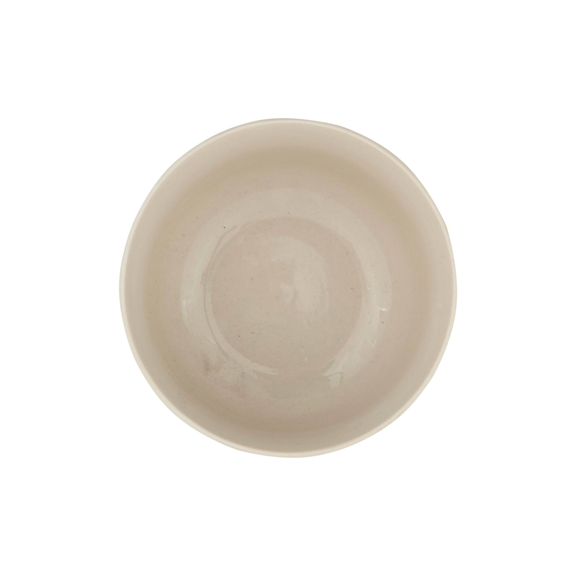 Hello Honey® White Hand Stamped & Embossed Green Pattern Stoneware Bowl Set